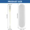 Dovciua 2-in-1 Nasal Hair Cutter, Upgraded Double-Sided Nose Hair Knife with Ear Picker, 360 Nostril Hair Remover Tool, Portable Nose Hair Trimmer for Women and Men (24pcs) view 2