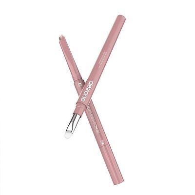 MsCalido Double Head Eyebrow Pencil, 3D Eyeshadow Pencil, Dual-Ended with Highlighter, Long-Lasting Waterproof Makeup Tool (DC01)