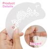 50pcs Face Paint Stencils with Different Patterns, Reusable Face Painting Stencils for Events,Makeup - Washable Body Art Templates ,Ideal for Halloween, Birthday ,Festivals view 3