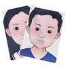 Baluue Reusable Face Paint Practice Board with Realistic Human Faces for Makeup and Special Effects Lightweight Plastic Templates for Boys Washable and Portable view 1