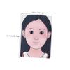 Baluue Reusable Face Paint Practice Board with Realistic Human Faces for Makeup and Special Effects Lightweight Plastic Templates for Boys Washable and Portable view 2