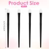 4Pcs Silicone Eyeshadow Brush, Eyeshadow Brush Lip Mask Brushes, Silicone Eye Brush for Liquid Eye Shadow Cream Applying view 3