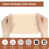 FEUNLEM Hair Sponge for Updo & Volume Bumps Tool, Hair Filler for Thin Hair, Padding for Updo, Salon Must-Have, Blonde view 2