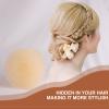 FEUNLEM Hair Sponge for Updo & Volume Bumps Tool, Hair Filler for Thin Hair, Padding for Updo, Salon Must-Have, Blonde view 3