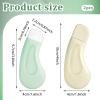 2PCS Silicone Blackhead Remover Tool, Silicone Face Spatula, Pore Scraper, Deep-Cleaning Skin Scraper, Universal Skincare Tool for Both Men and Women (Green Skin Tone) view 3