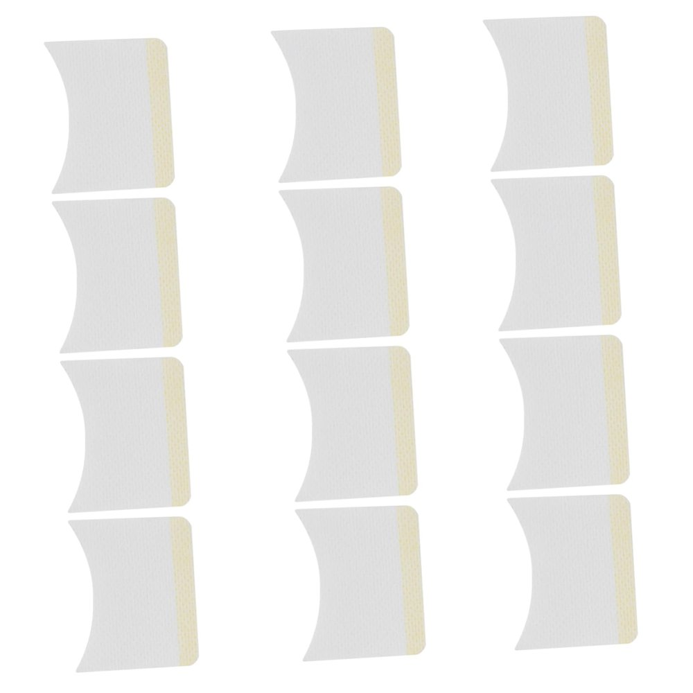 Baluue 160Pcs Eyelash Removal Pads Lightweight Makeup Tool Arc Shaped Eyelash Clean Remover Patches for Salon Home Use