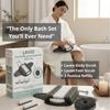 LAVEO Foot & Body Spa-Bath Kit All-in-One  Foot Brush with Built-In Pumice Stone, 3 Replacement Stones, Bonus Silicone Body Brush, Callus & Dead Skin Remover, Non-Slip Mat view 2
