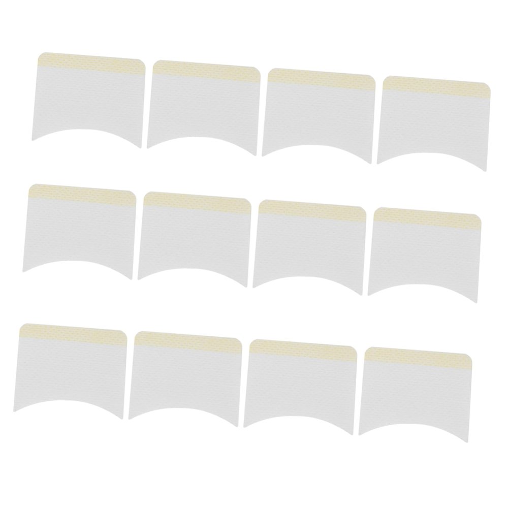 Healifty 160Pcs Eyelashes Extension Clean Pads Portable Eyelash Graft Wiping Pads for Makeup Removal with Arc Shaped Design Suitable for Professional and Personal Use
