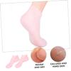 Baluue Moisturizing Cracking Sebs Socks for Women Soft Foot Care Pads Comfortable Elastic Sole Protectors Toeless Ankle Socks for Hydrated and view 4