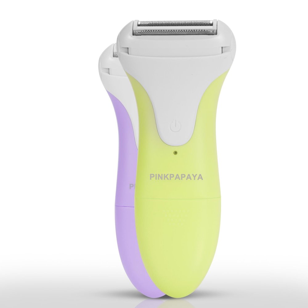 PINKPAPAYA Electric Shaver for Legs,Electric Razor for Women Pubic Hair,Bikini Trimmer,Shaver for Women,Body Hair Removal for Underarms,Wet/Dry,Cordless,20250818