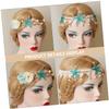 Garneck 2pcs Beach Style Hair Bands for Women and Stretchy Flower and Seashell Design Headbands Comfortable Elastic Headwear for Outdoor Party Wedding Travel and Daily Use view 3