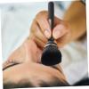 Beaupretty Lightweight Loose Powder Brush for Makeup and Nail Dust Removal Soft Bristles for Face Blush and Nail Cleaning Portable Black Small Makeup Brush for Precise Application and Easy view 2