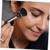 Beaupretty Lightweight Loose Powder Brush for Makeup and Nail Dust Removal Soft Bristles for Face Blush and Nail Cleaning Portable Black Small Makeup Brush for Precise Application and Easy view 3