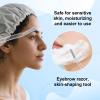 16pcs Dermaplane Razor for Women Face, Gentle Facial Hair Remover Eyebrow Eye Brow Shaver with Precision Microblades Scalpel Blade for Dermaplaning Peach Fuzz & Skin Exfoliation Tool (Transparent) view 4