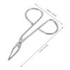 Beatifufu 2PCS Stainless Steel Scissor Tweezers with Angled Tips for Precise Eyebrow and Eyelash Grooming User Friendly Comfortable Grip Beauty Tool for Womens Facial Hair Removal Suitable view 2