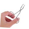 Beatifufu 2PCS Stainless Steel Scissor Tweezers with Angled Tips for Precise Eyebrow and Eyelash Grooming User Friendly Comfortable Grip Beauty Tool for Womens Facial Hair Removal Suitable view 4