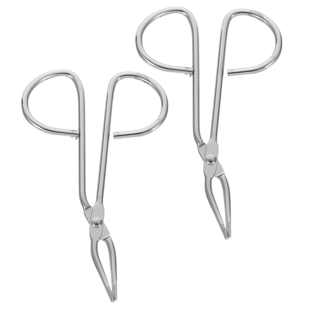 Beaupretty 2PCS Stainless Steel Scissor Tweezers for Women and Men Multi Functional Eyebrow and Facial Hair Grooming Tools Portable Beauty Accessories for Precise Shaping and Removal