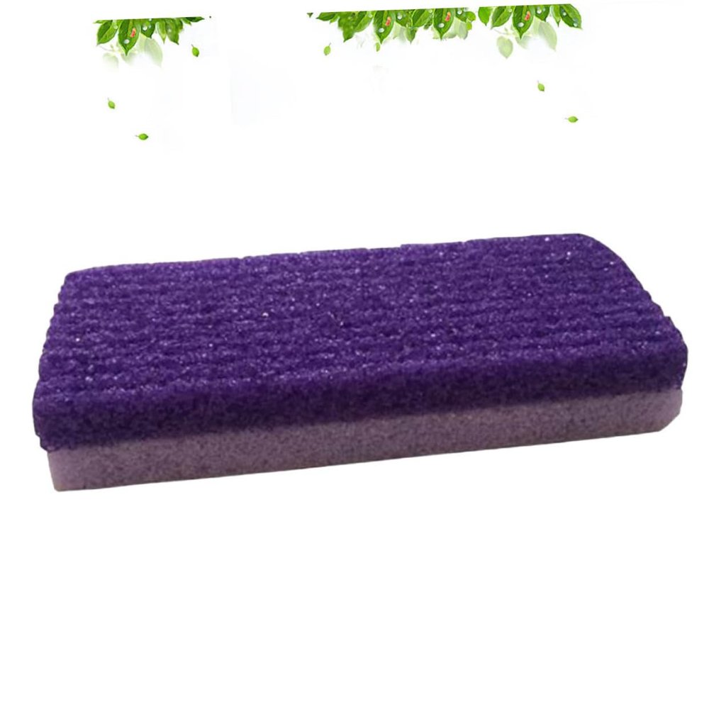SAFIGLE Foot Callus Remover Pumice Stone Large for Cracked Heels and Dead Skin Purple Foot File Scrubber for Exfoliation and Smoothing Portable Lightweight Pedicure Tool for Intensive Skin