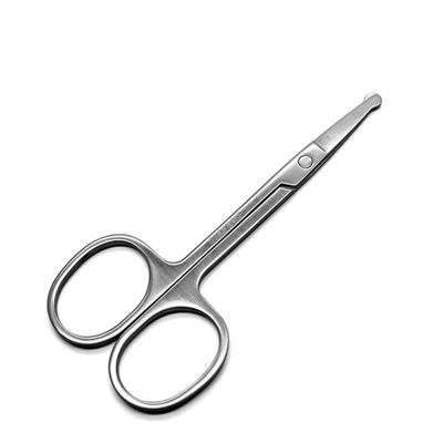 PartyKindom Stainless Steel Nose Hair Scissors with Rounded Tip for Safe Ear Eyebrow Beard Mustache Trimming Rust Resistant Grooming Tool for Men and Women
