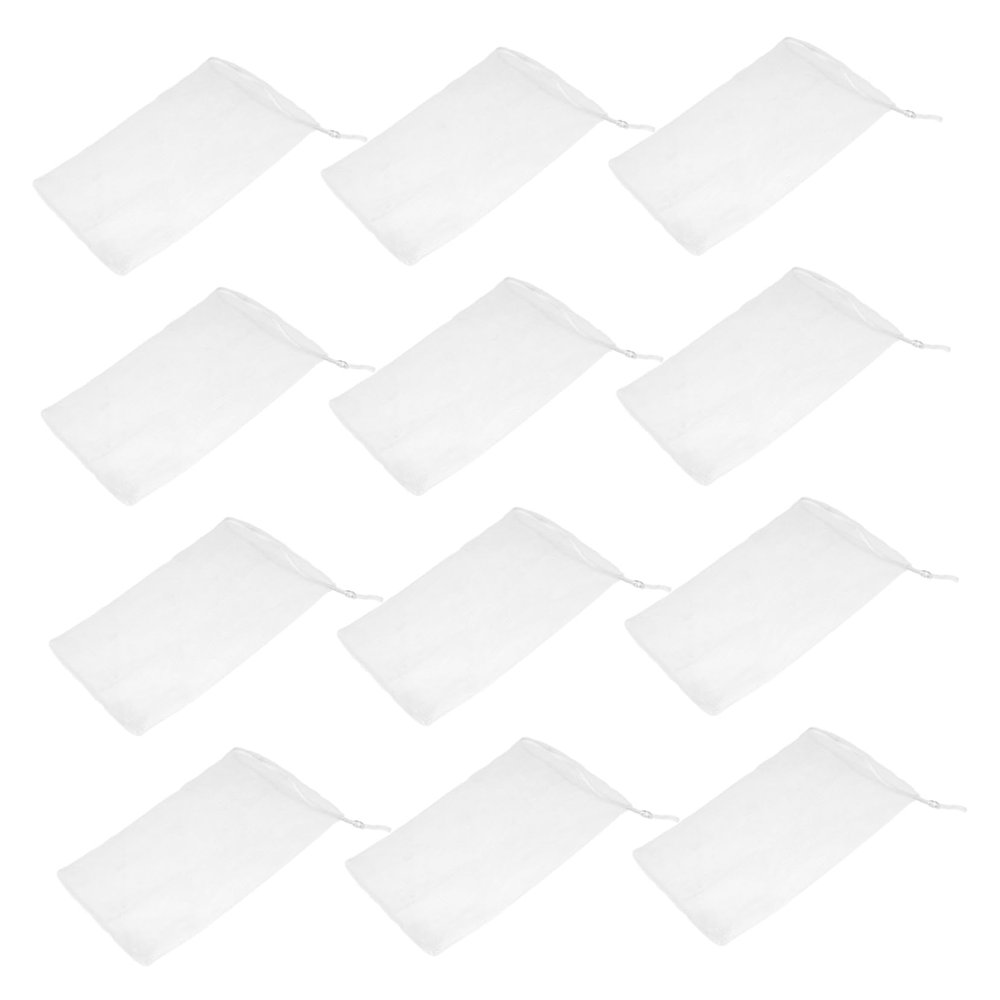 Baluue 12pcs Soap Foaming Net Bags for Handmade Soap Holder Exfoliating Bubble Maker for Cosmetic Oil for and Gentle Washing