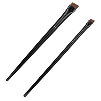 Healifty 3 Sets Ultra Fine Angled Eyeliner and Eyebrow Brush Kit Bristles for Precise Makeup Application Multipurpose Brow Tool for Natural Shaping and Tight Lash Line Detailing Portable