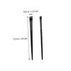 Healifty 3 Sets Ultra Fine Angled Eyeliner and Eyebrow Brush Kit Bristles for Precise Makeup Application Multipurpose Brow Tool for Natural Shaping and Tight Lash Line Detailing Portable view 2