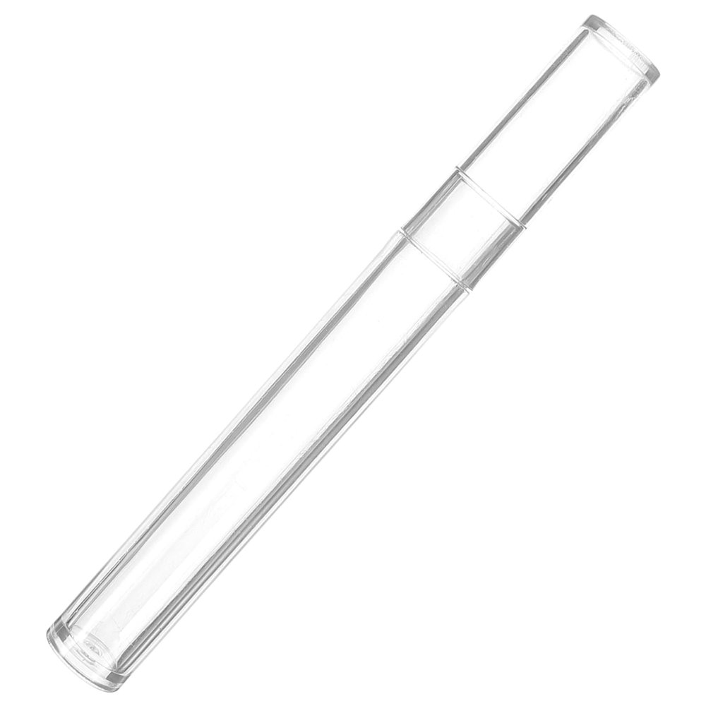 Baluue Tweezers Storage Case Plastic Organizer Box with Protective Lid for Lash Tools Portable Oval Tweezers Holder for Neat Storage and Debris Prevention Small Container for Eyelash