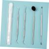 Baluue Tweezers Storage Case Plastic Organizer Box with Protective Lid for Lash Tools Portable Oval Tweezers Holder for Neat Storage and Debris Prevention Small Container for Eyelash view 4