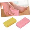 ETHZZLE 2pcs Natural Foot Pumice Stone Callus Remover Portable Lightweight Pedicure Scrubber Blocks for Dead Skin Exfoliation and Foot Care Random Color Random Color view 3