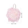 Baluue 2pcs Exfoliating Bath Scrubber Soft Body Loofah for Women and Large Dot Shower Pouf for Deep Cleaning Skin Lightweight Bathing Balls for Home and Travel view 2