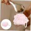 Baluue 2pcs Exfoliating Bath Scrubber Soft Body Loofah for Women and Large Dot Shower Pouf for Deep Cleaning Skin Lightweight Bathing Balls for Home and Travel view 3