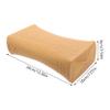 Beatifufu Simulated Woven Rattan Sauna Pillow Ergonomic Neck Rest Cushion for Lumbar Support Smooth Breathable Surface Health Pillow for Bedroom and Bath Use view 2