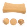 Beatifufu Simulated Woven Rattan Sauna Pillow Ergonomic Neck Rest Cushion for Lumbar Support Smooth Breathable Surface Health Pillow for Bedroom and Bath Use view 3