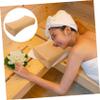Beatifufu Simulated Woven Rattan Sauna Pillow Ergonomic Neck Rest Cushion for Lumbar Support Smooth Breathable Surface Health Pillow for Bedroom and Bath Use view 4