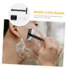 Didiseaon Old Style Double Sided Manual Safety Razor Beard Shaving Tool for Men Handle with Stand and Blade Storage Box Skin Friendly Grooming Kit for Smooth Shave view 4