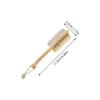 CATIEBYE Handle Exfoliator Foot Scrubber with Natural Bristle Brush and Pumice Stone Combo for Safe Callus Removal Pedicure Supplies to Clean and Smooth Hard Heels Spa Massage Tool for Feet view 2