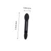 COOLHIYA 10pcs Disposable Dual Sided Eyeshadow Sponge Brushes Black Handle Oval Tips Makeup Tool Kit for Travel Parties Daily Use Easy to Carry and Apply view 2