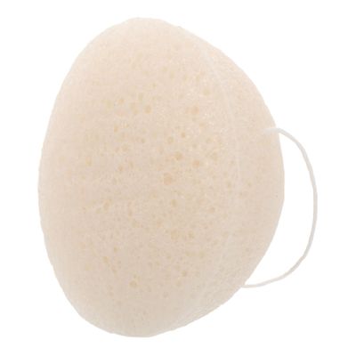 Baluue Half Sphere Facial Makeup Remover Sponge Pad Gentle Exfoliating Face Cleansing Tool for Daily Pore Cleaning and Oil Removal Reusable White Sponge for Sensitive Skin