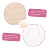 Baluue Half Sphere Facial Makeup Remover Sponge Pad Gentle Exfoliating Face Cleansing Tool for Daily Pore Cleaning and Oil Removal Reusable White Sponge for Sensitive Skin view 2