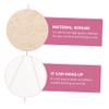 Baluue Half Sphere Facial Makeup Remover Sponge Pad Gentle Exfoliating Face Cleansing Tool for Daily Pore Cleaning and Oil Removal Reusable White Sponge for Sensitive Skin view 3