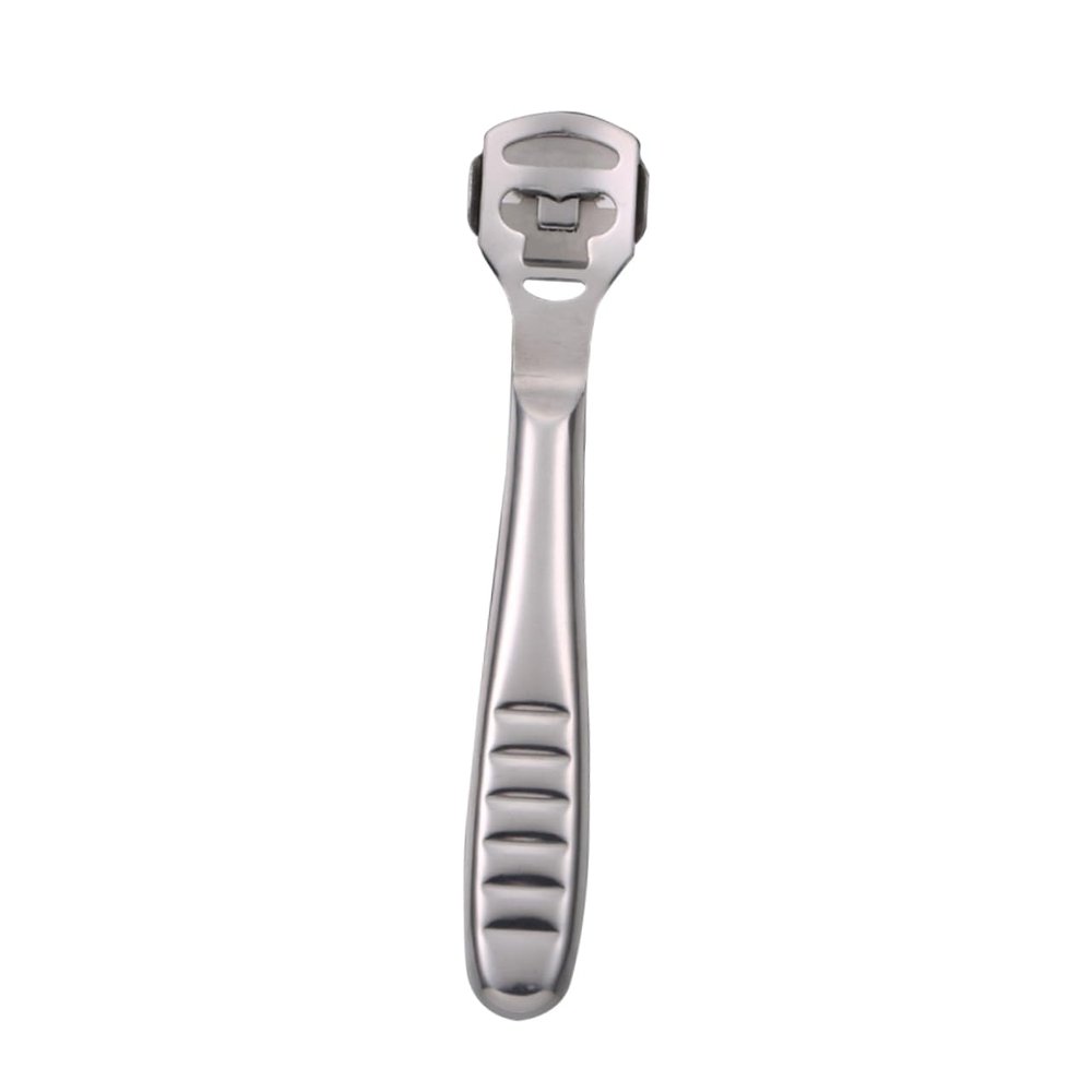 Baluue Pedicure Callus Remover Kit with Stainless Steel Blades Ergonomic Foot File and Callus Shaver for Dead Skin Removal Portable Multi Function Pedicure Tool Set for Professional and