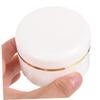 6 Pack 90ml PP Cream Jars with Spoon, Leak-Proof White Travel Containers view 3