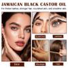 DAMUSI Jamaican Black Castor Oil, Organic Cold Pressed Unrefined Glass Bottle Natural Pure Organic Black Castor Oil for Hair Growth Eyelashes Eyebrows Skin Care Oil 4.04 Fl Oz view 3