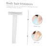 HAPINARY 10 pcs Disposable Manual Hair Removal Razors Double Edge Portable Shavers for Women and Men Easy to Use Facial Hair Trimmer Compact Travel Friendly Design view 3