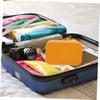 VICASKY Large Capacity Silicone Makeup Bag with Zipper Portable Travel Toiletry Organizer for Cosmetics Jewelry and Items Stitching Vanity Pouch for Women view 3