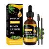 DAMUSI Jamaican Black Castor Oil, Organic Cold Pressed Unrefined Glass Bottle Natural Pure Organic Black Castor Oil for Hair Growth Eyelashes Eyebrows Skin Care Oil 2.02 Fl Oz view 1