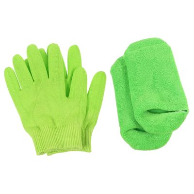 BIUDECO Overnight Hydrating Gloves and Socks for Women Breathable Moisturizing Hand and Foot Care Soft for Dry Skin Easy Wear Lotion Gloves and Socks for Nighttime Use