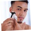 VALICLUD Manual Beard Shaver Safety Razor with Slip Handle Double Sided Cutter for Precise Facial Grooming Men and Women view 2