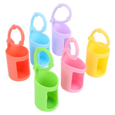 Beaupretty 6pcs Silicone Protective Cover Case for Essential Oil Bottles Portable Roller Bottle Holder Leak Resistant Travel Sleeve for Aromatherapy Containers