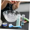 Baluue 4PCS Facial Cleaning Brush with Ergonomic Handle Deep Pore Exfoliator Scrubber for Men and Women Flexible Bristles for Makeup and Blackhead Removal Suitable for Wet Dry Skin Care view 3